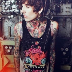 Drop dead astral cruise tank top